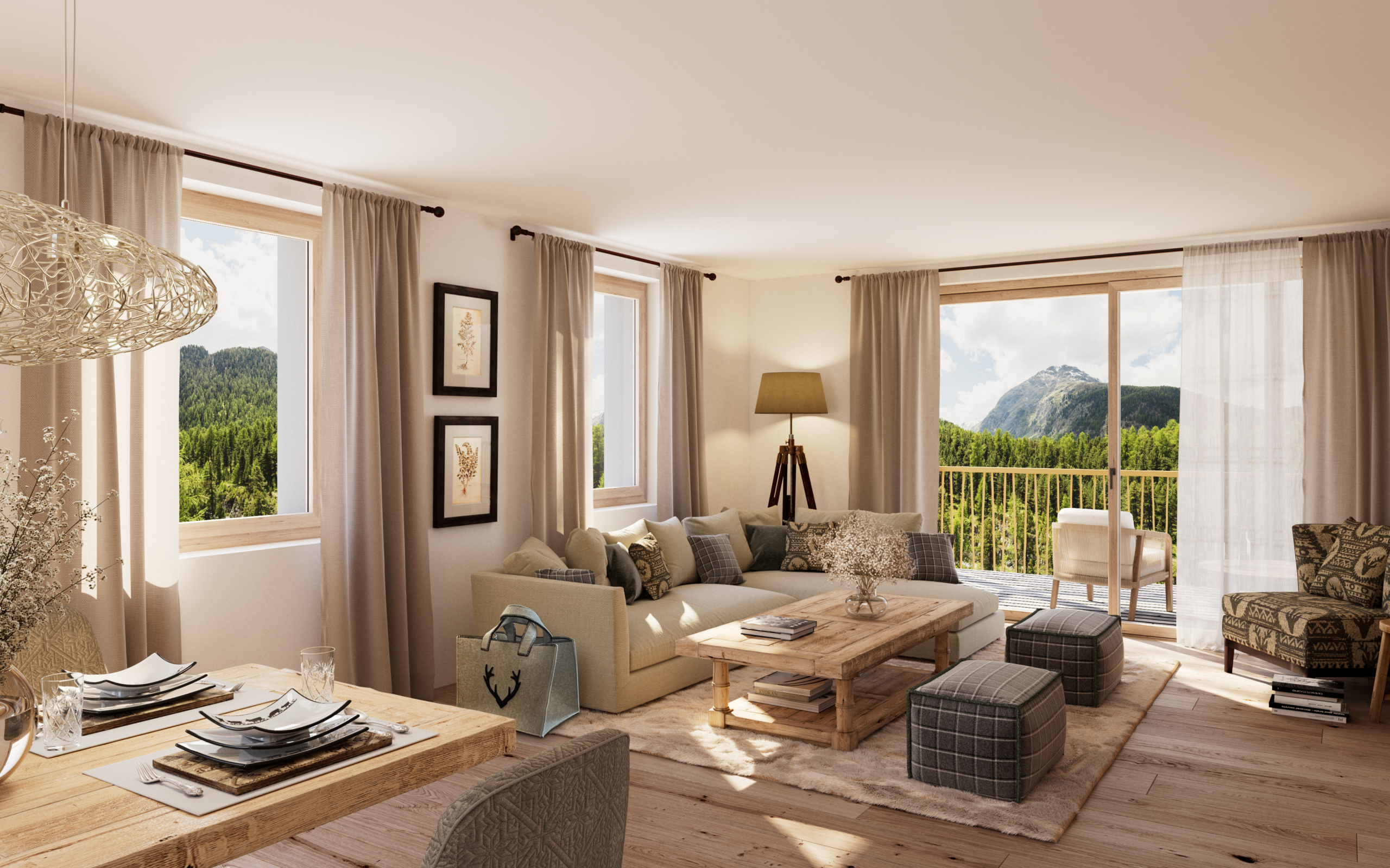 Edelwiis Interiors Wohnzimmer